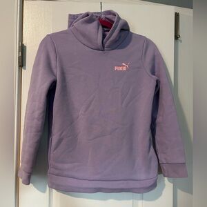 Girls puma hooded sweatshirt